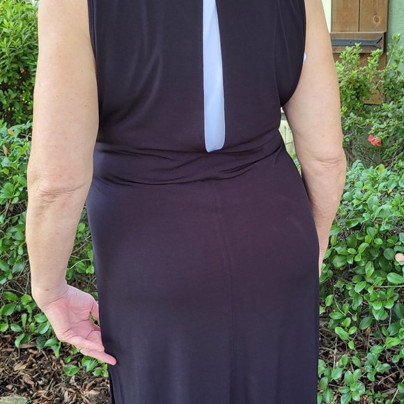 Chico's, Black over white one-piece, Size 2.0 - Picture 2 of 4